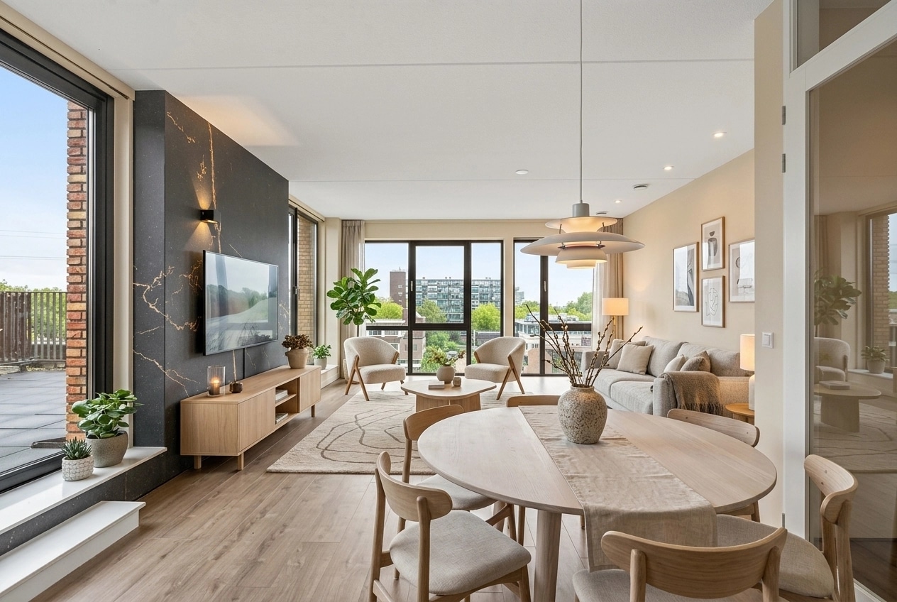 Scandinavian Living Room design — interior photo by GenRoom AI