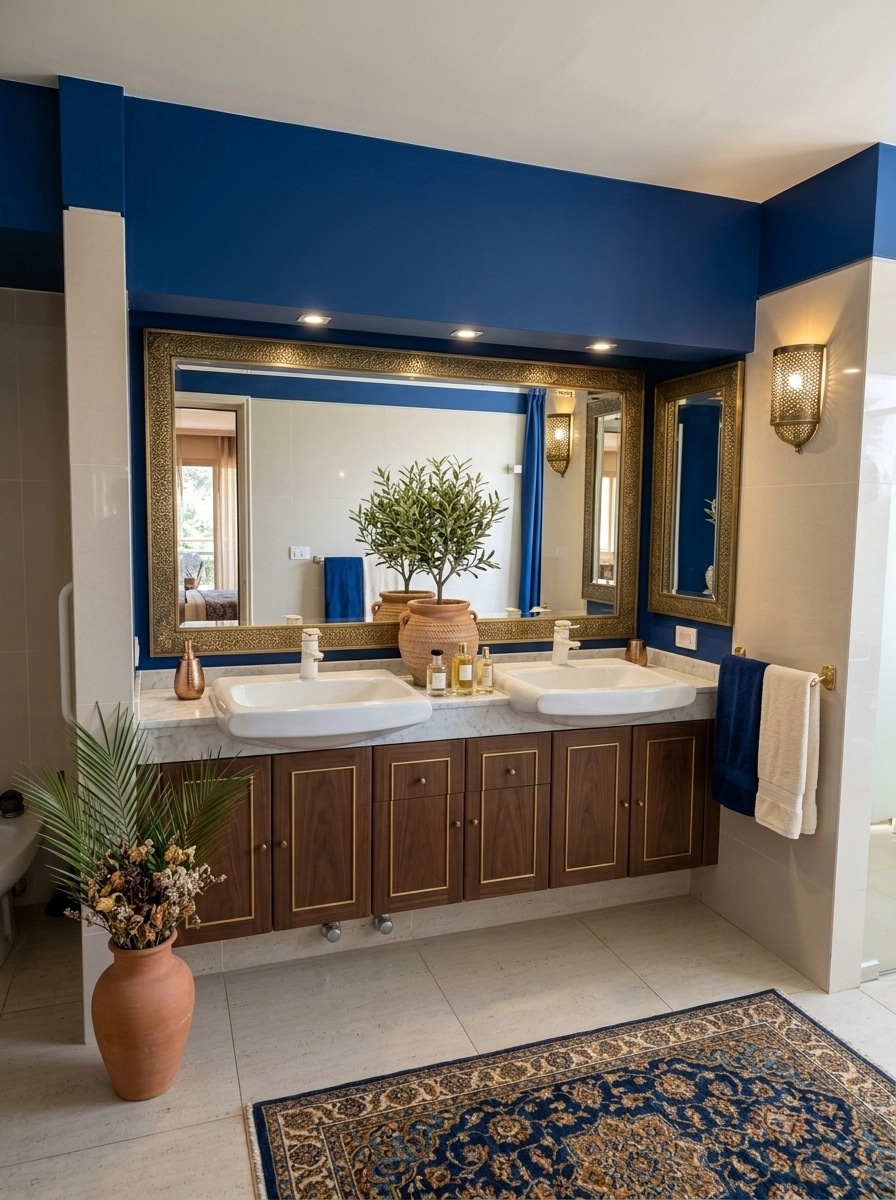 Interior design in Andalusian style — Bathroom by GenRoom AI