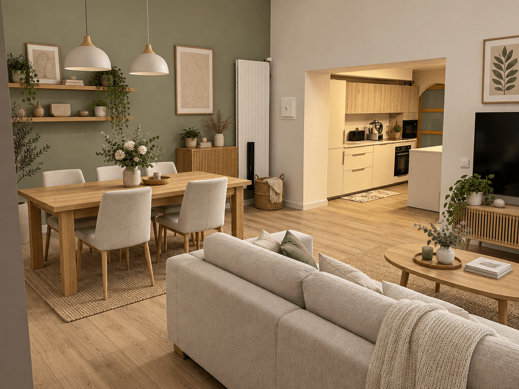 Scandinavian Living Room design — interior photo by GenRoom AI