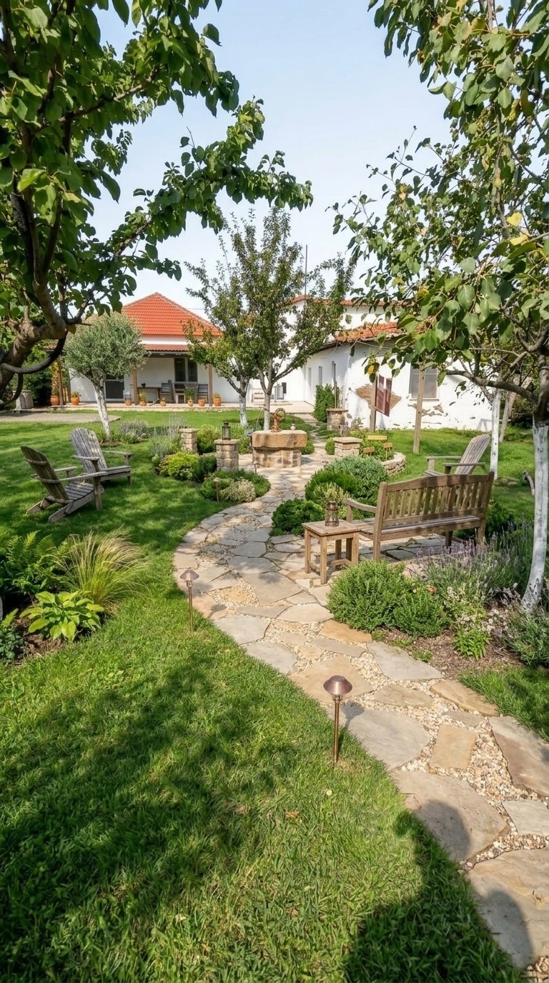 Country Rustic Garden Yard design — yard photo by GenRoom AI