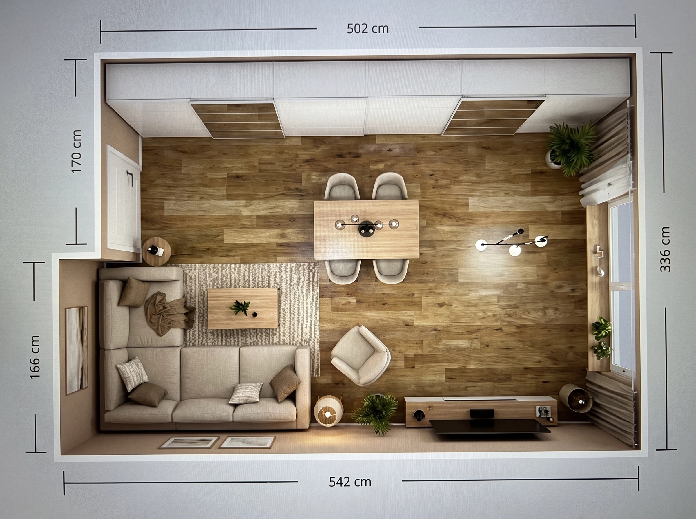 Interior design in Contemporary style — Living Room by GenRoom AI