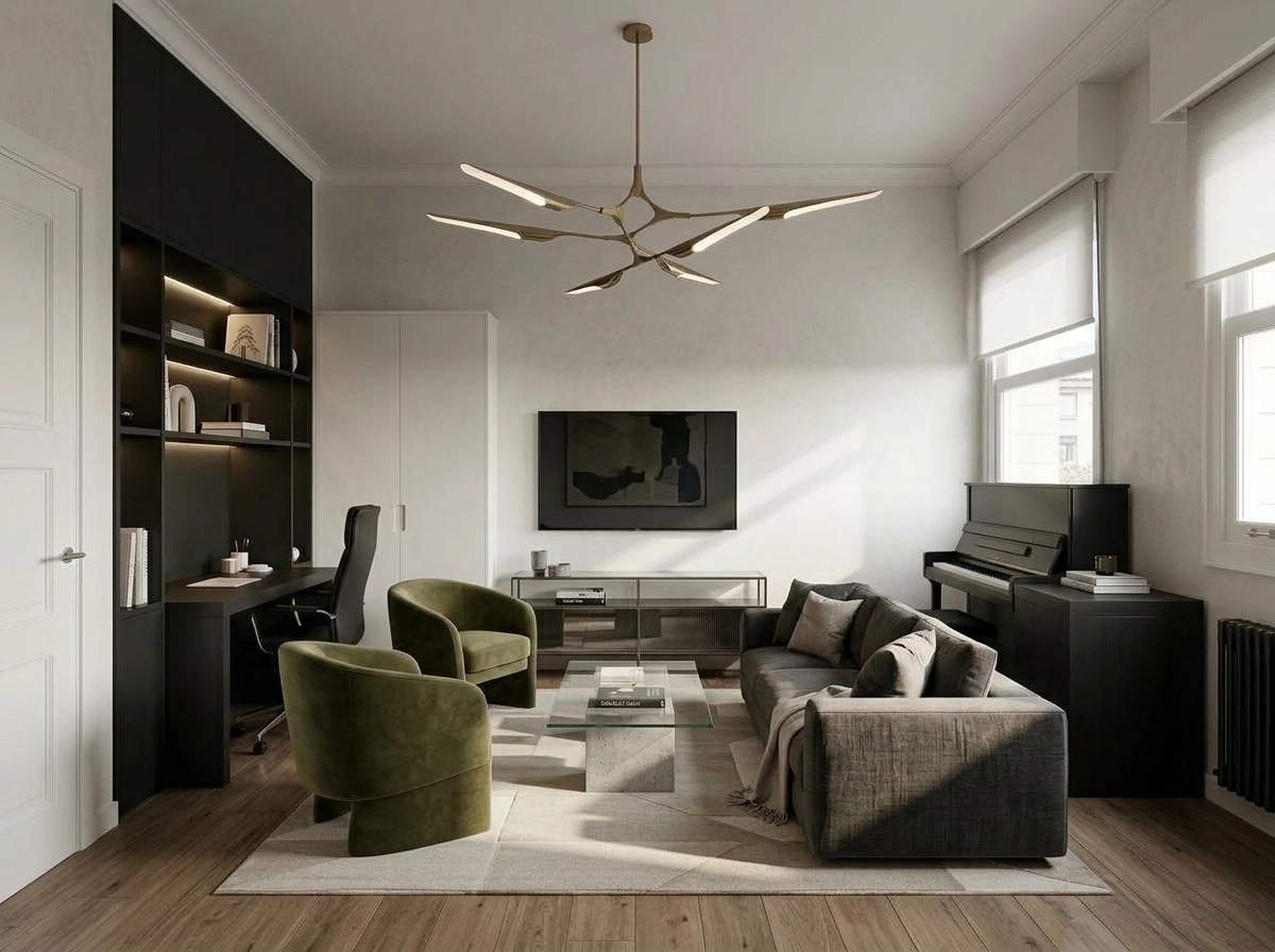 Interior design in Contemporary style — Living Room by GenRoom AI