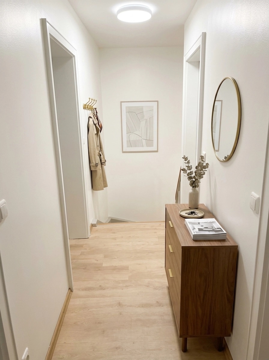 Hallway interior in no_style style — photo by GenRoom AI