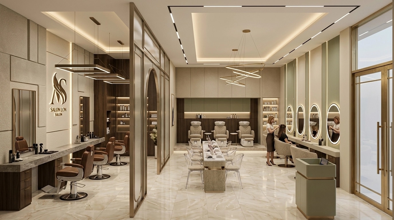 Interior design in Contemporary style — beauty_salon by GenRoom AI