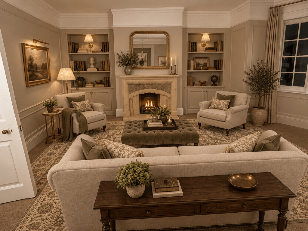 Classic Living Room design — interior photo by GenRoom AI