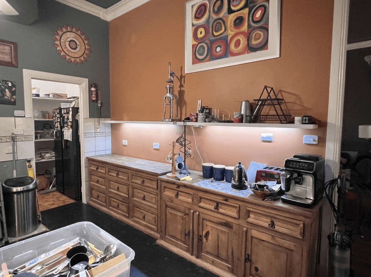 Kitchen interior in no_style style — photo by GenRoom AI
