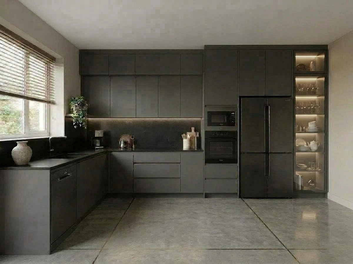 Interior design in Contemporary style — Kitchen by GenRoom AI