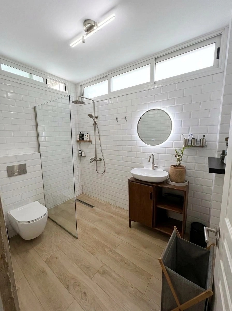 Contemporary Bathroom design — interior photo by GenRoom AI