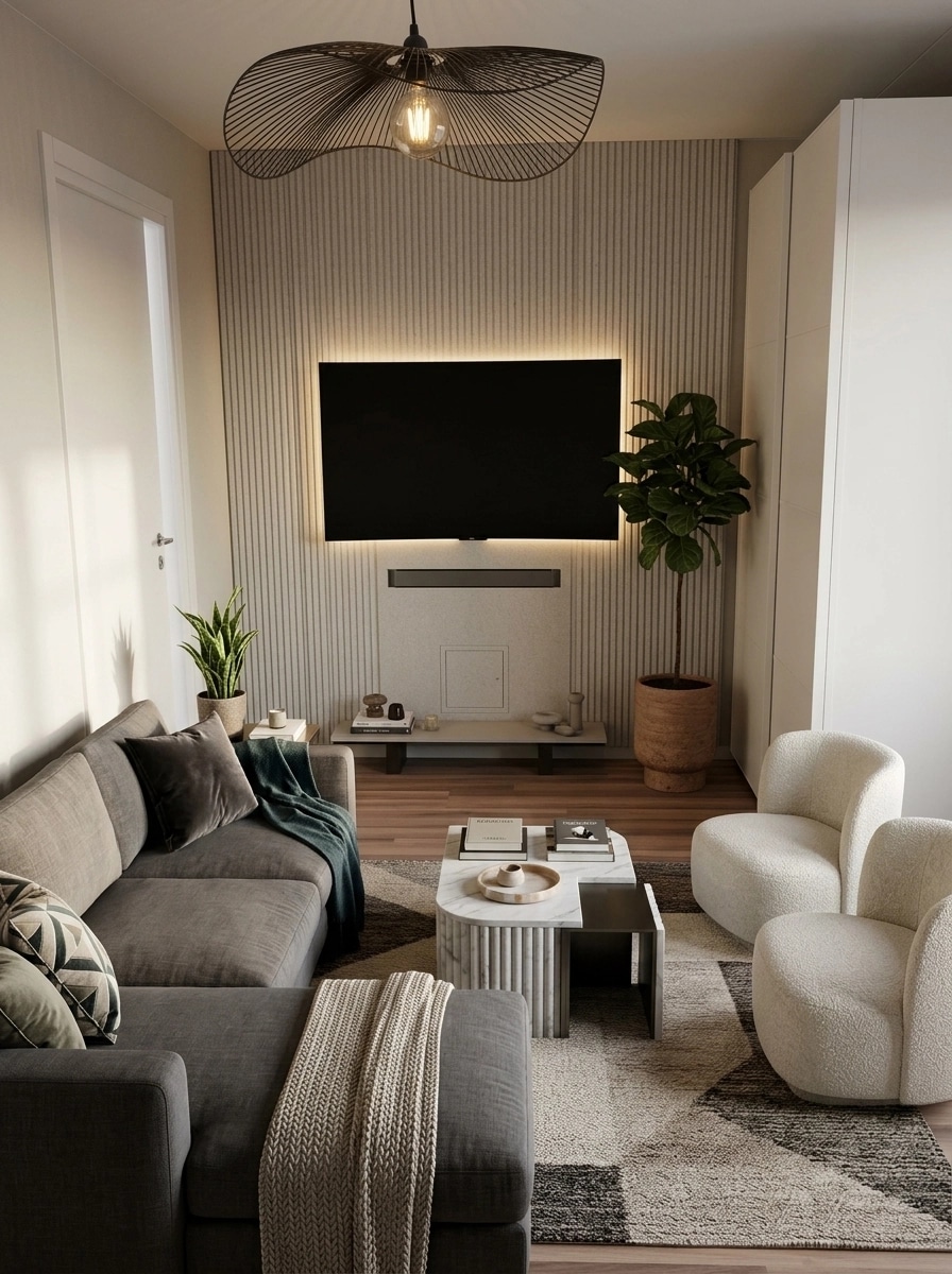 Interior design in Contemporary style — Living Room by GenRoom AI
