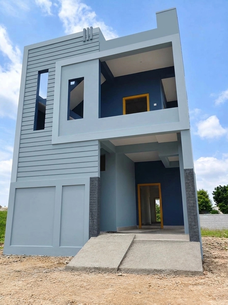 Minimalist Facade Facade design — facade photo by GenRoom AI