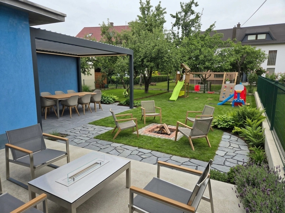 Landscape design in Contemporary Yard style — Yard by GenRoom AI
