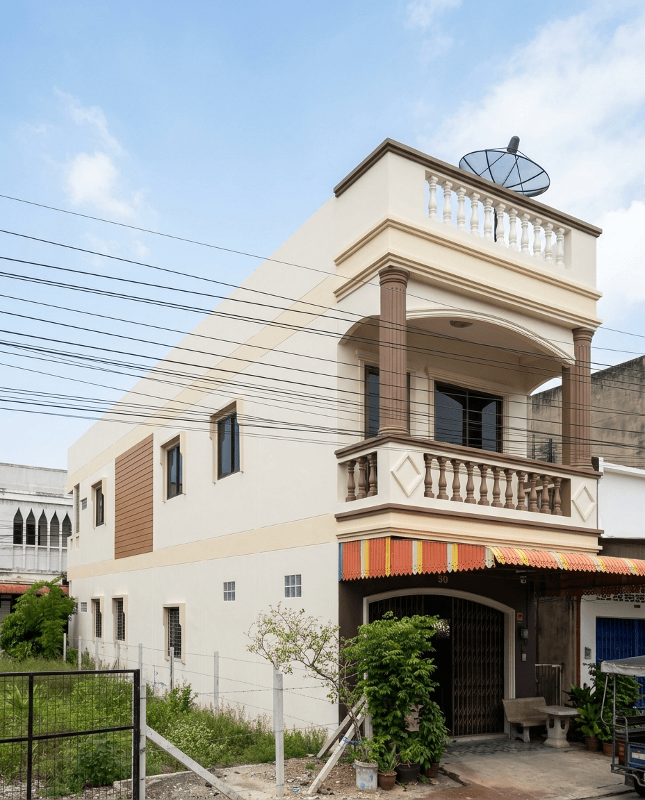 Contemporary Facade Facade design — facade photo by GenRoom AI
