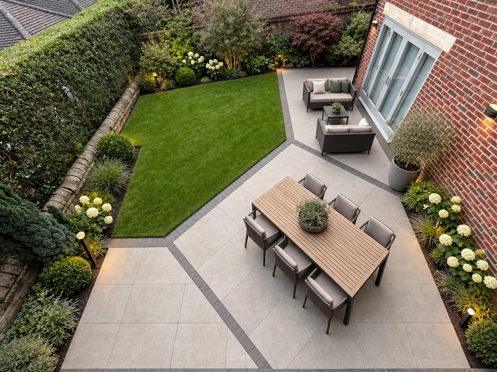 Landscape design in Minimalist Yard style — Yard by GenRoom AI