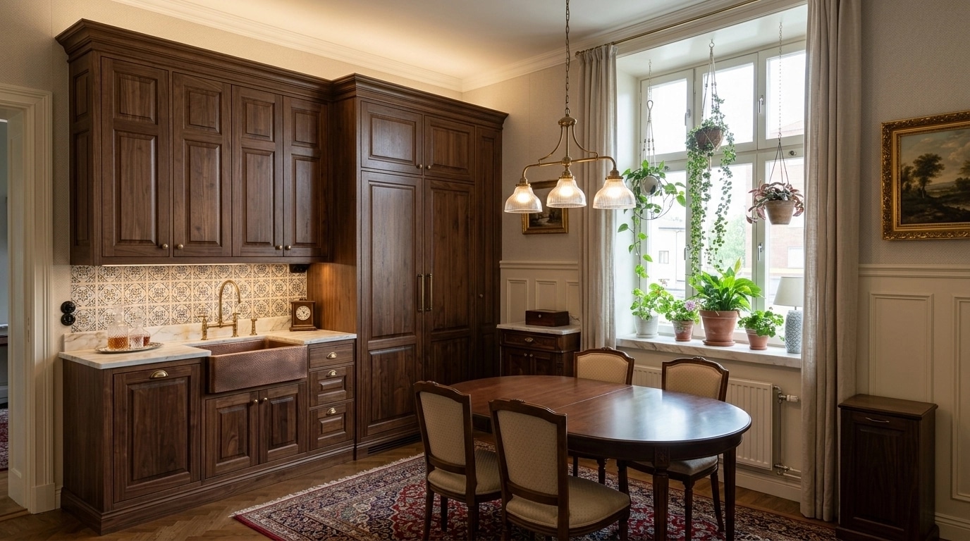 Interior design in Classic style — Kitchen by GenRoom AI