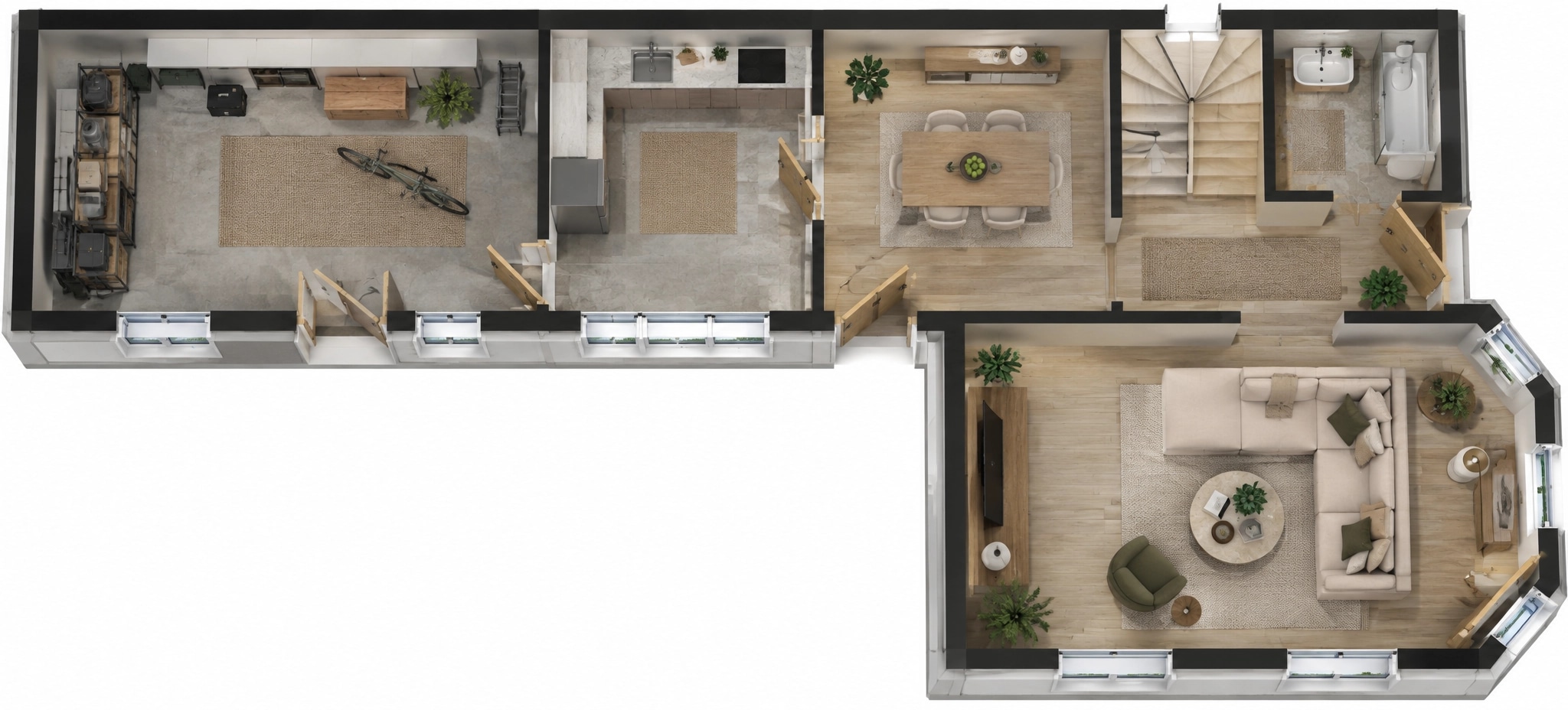 Interior design in Contemporary style — Living Room by GenRoom AI