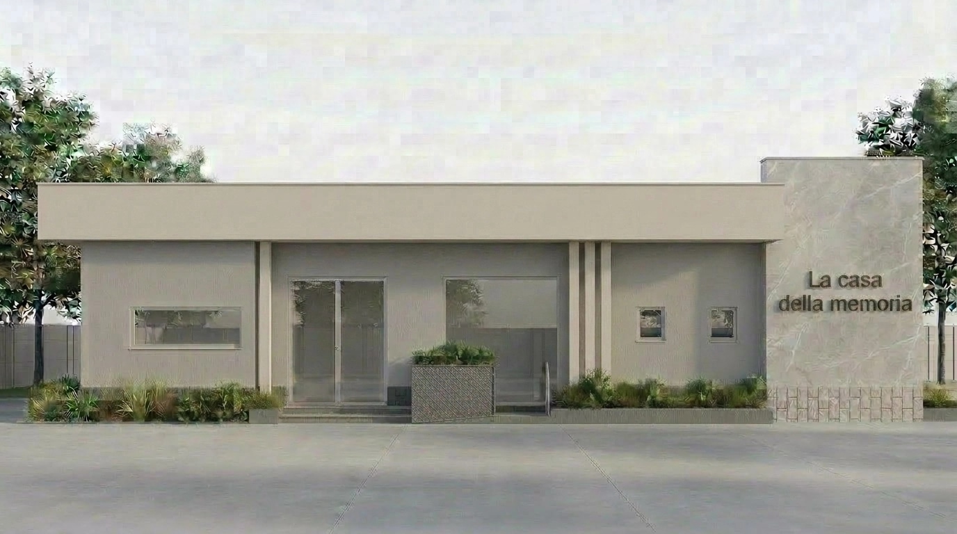 Fasad desain di Minimalist Facade gaya — Fasad oleh GenRoom AI