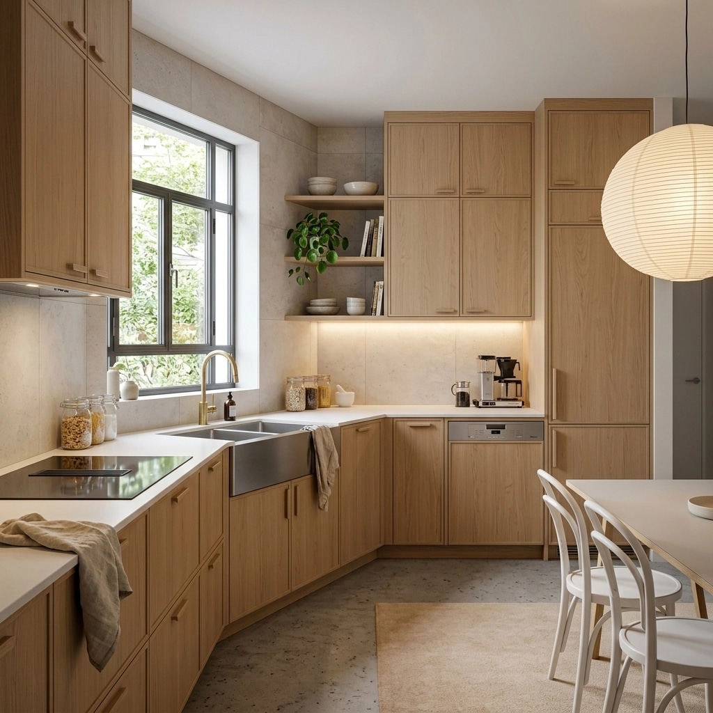 Interior design in Scandinavian style — Kitchen by GenRoom AI
