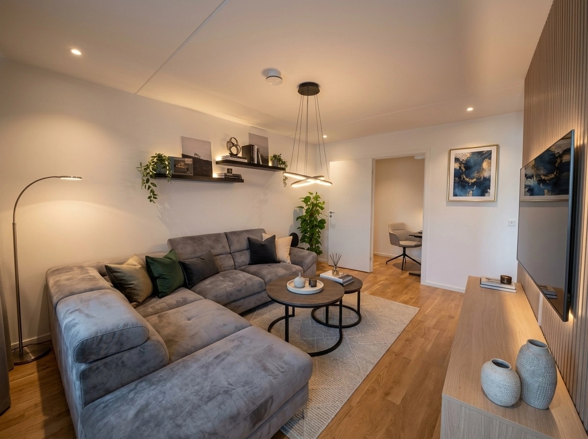 Interior design in Contemporary style — Living Room by GenRoom AI