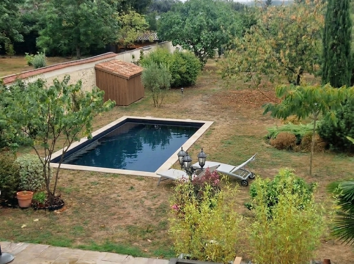 Yard design in no_style style — photo by GenRoom AI