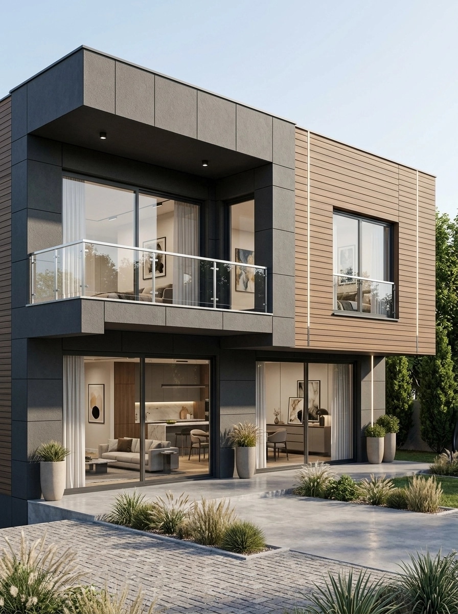 Contemporary Facade Facade design — facade photo by GenRoom AI