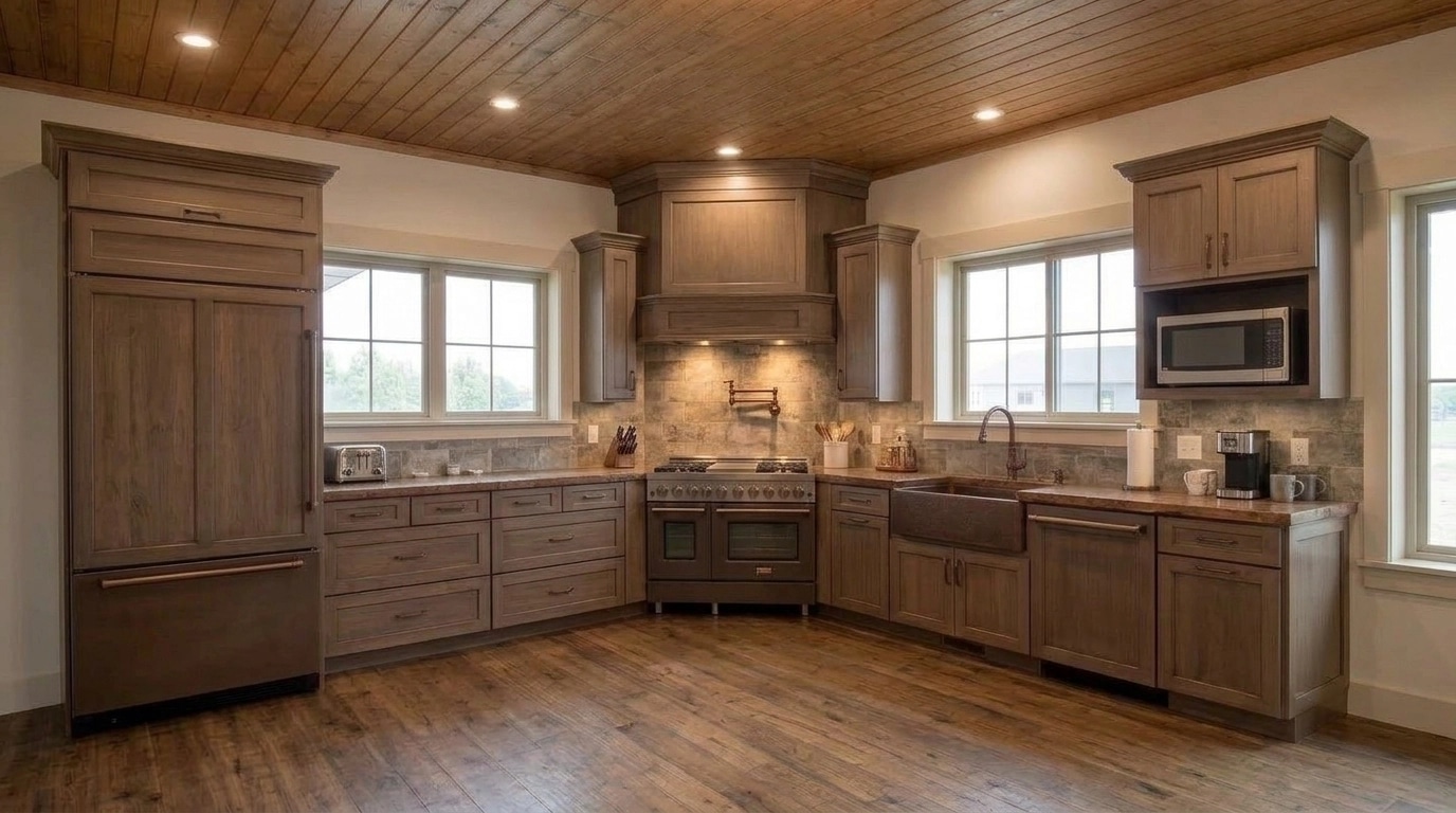 Modern Farmhouse Kitchen design — interior photo by GenRoom AI