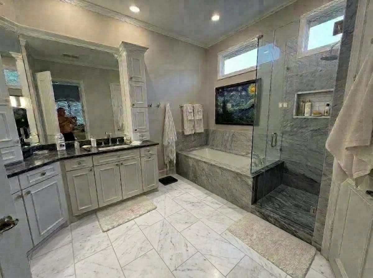 Bathroom interior in no_style style — photo by GenRoom AI