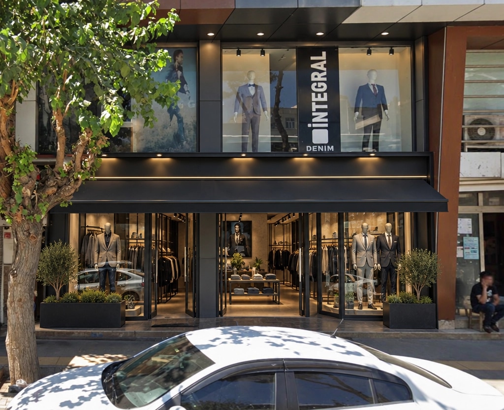 Facade design in Blacktec Facade style — Facade by GenRoom AI