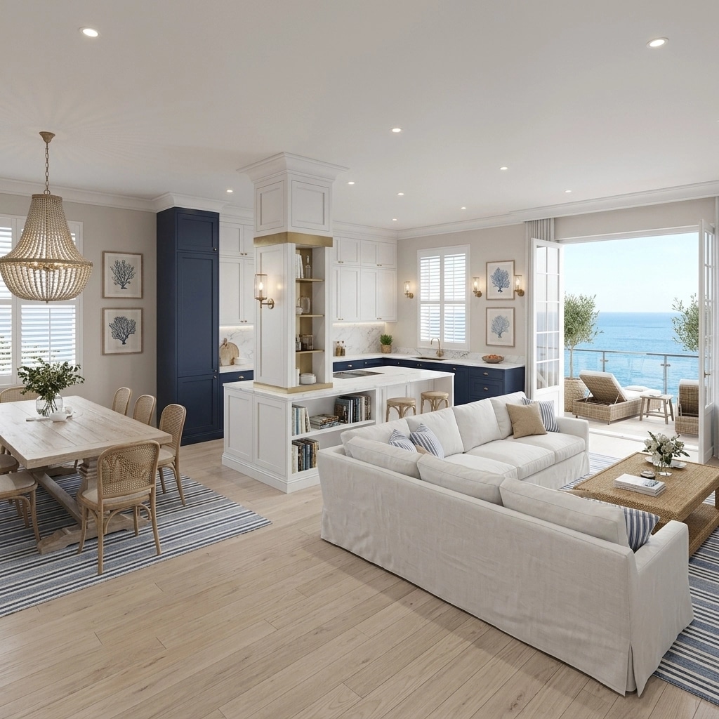 Interior design in Coastal / Hamptons style — other by GenRoom AI