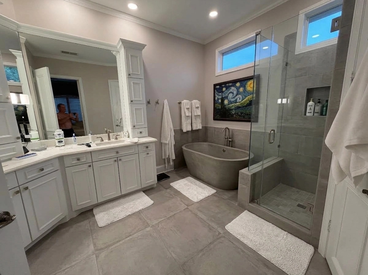 Bathroom interior in no_style style — photo by GenRoom AI
