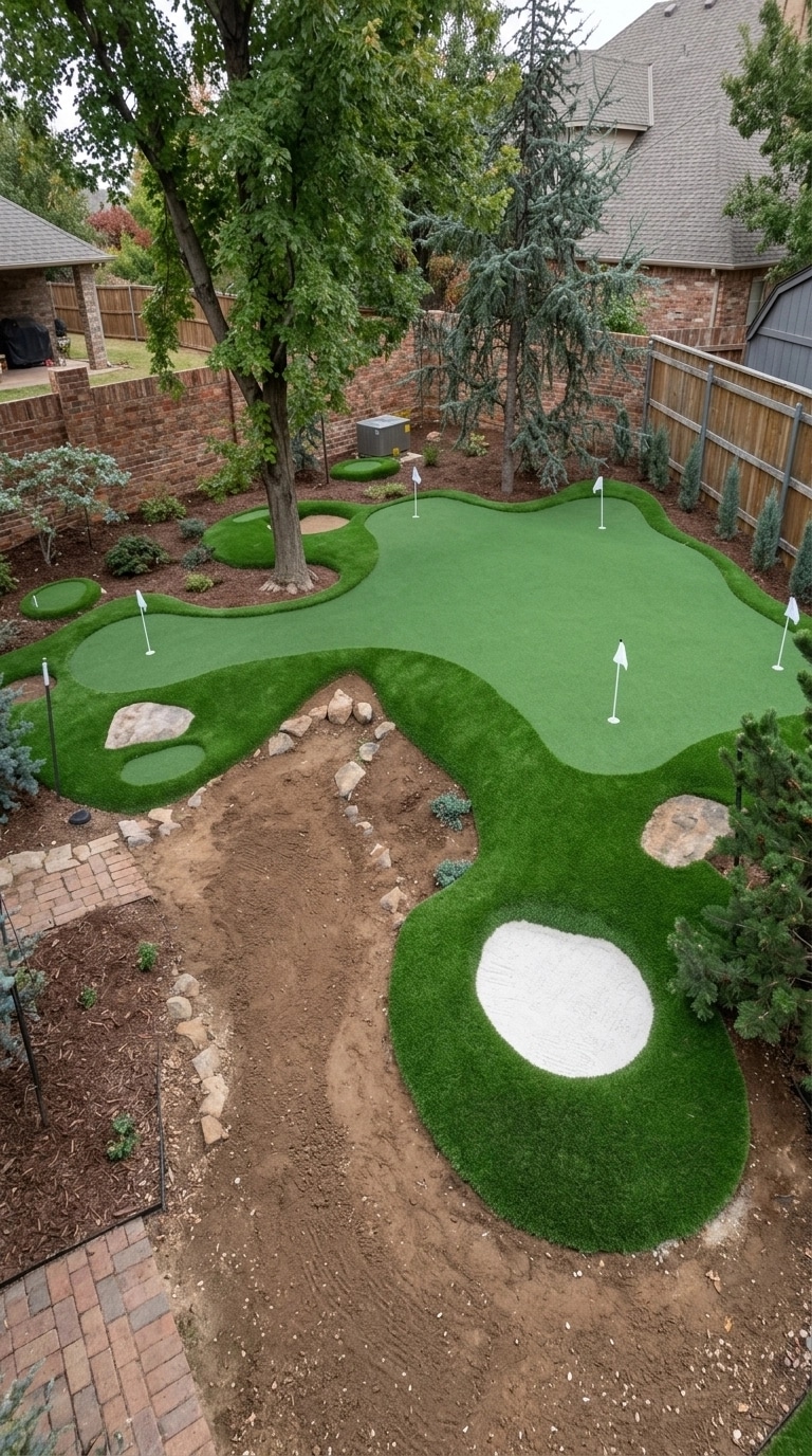 Yard design in no_style style — photo by GenRoom AI
