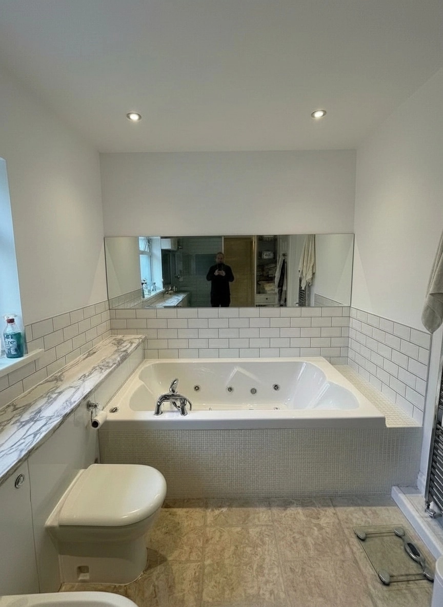 Bathroom interior in no_style style — photo by GenRoom AI