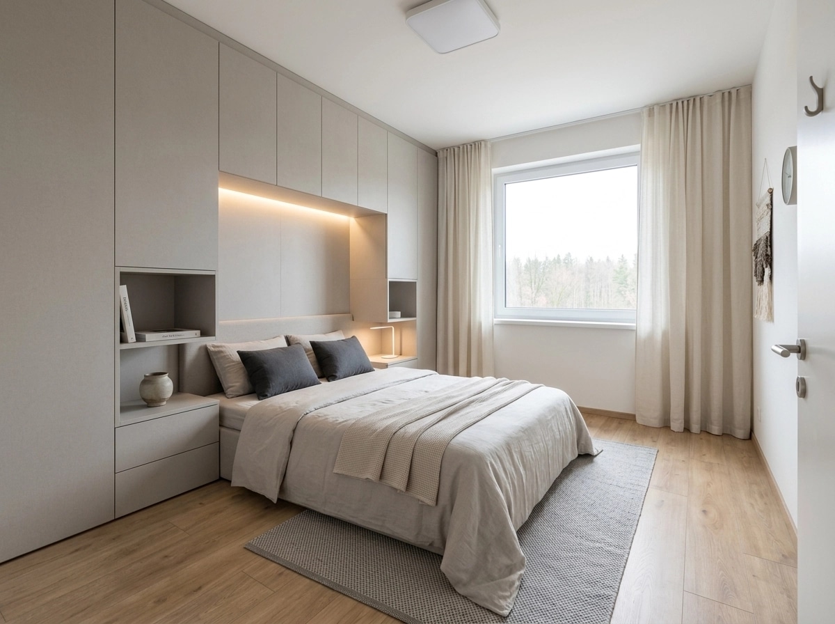 Minimalism Bedroom design — interior photo by GenRoom AI