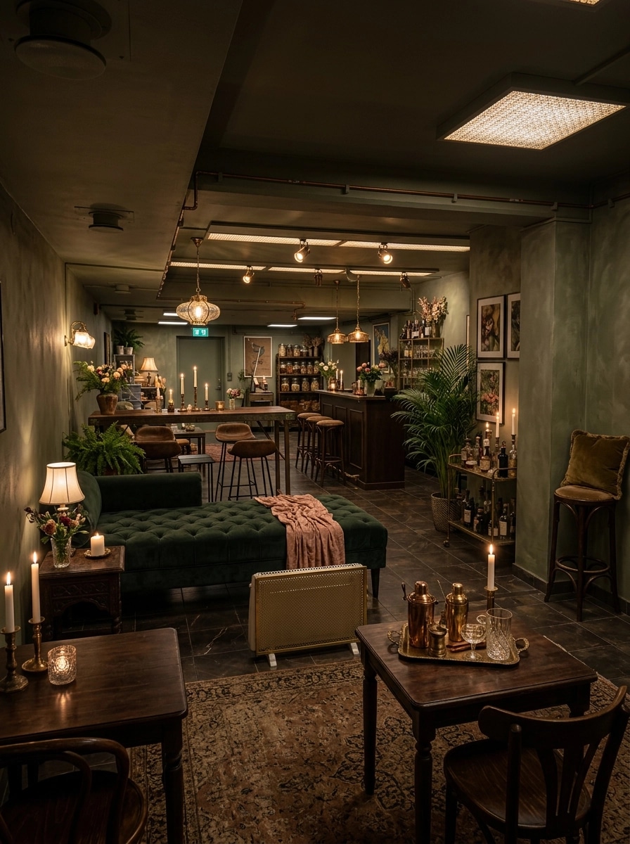 Interior design in Rustic style — bar by GenRoom AI