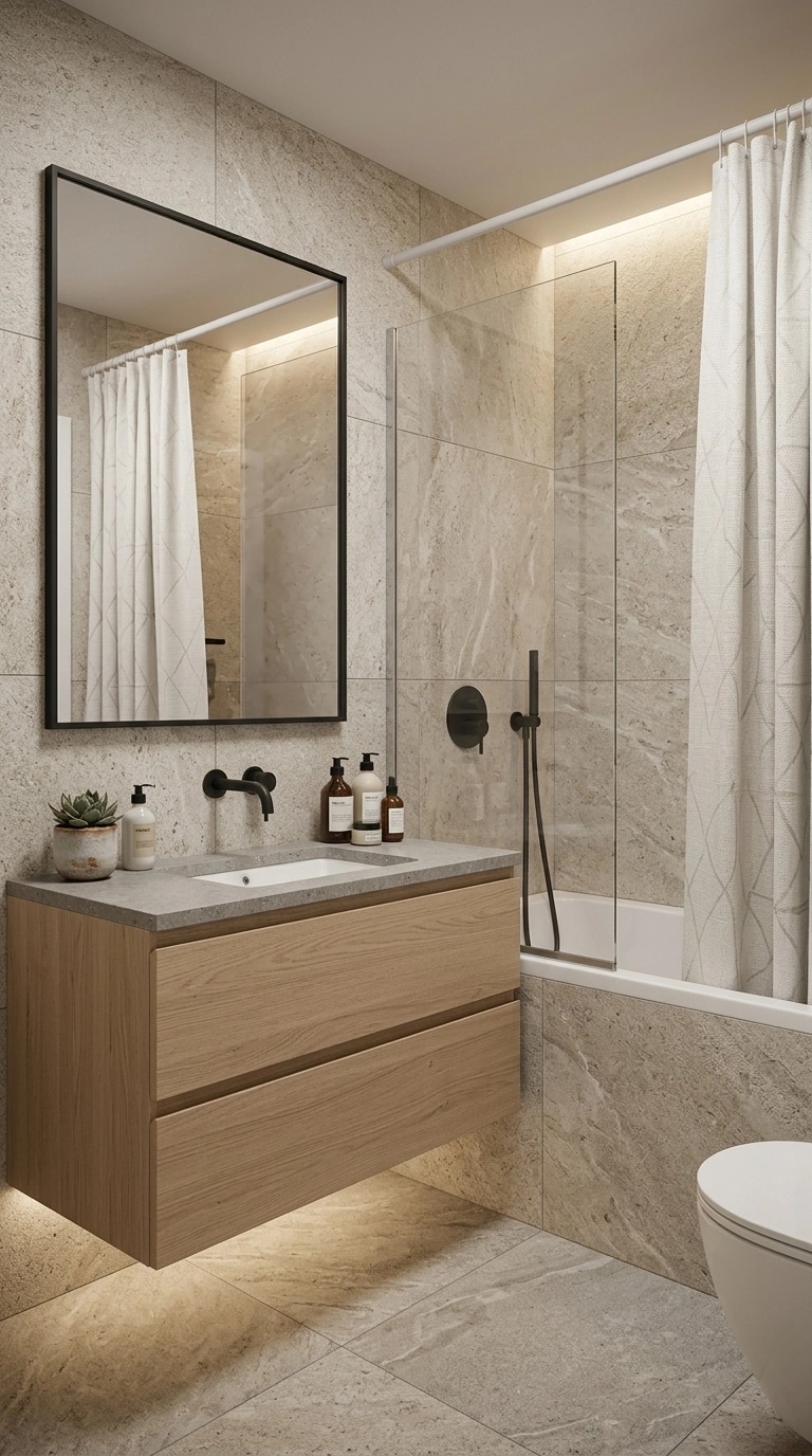 Interior design in Scandinavian style — Bathroom by GenRoom AI