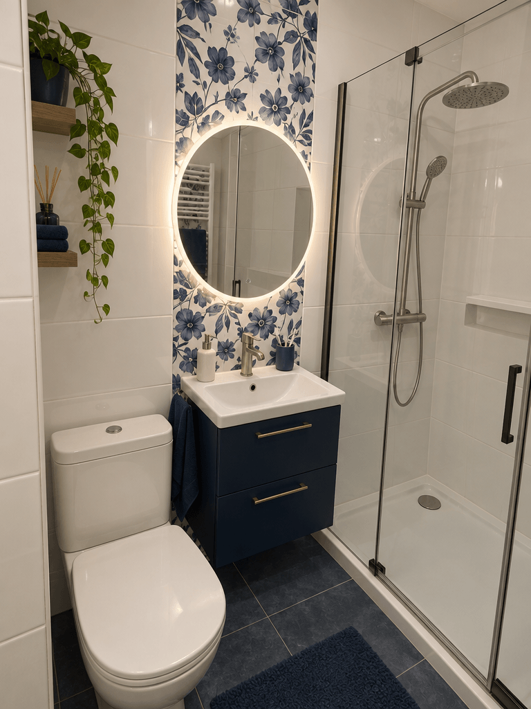Bathroom interior in no_style style — photo by GenRoom AI