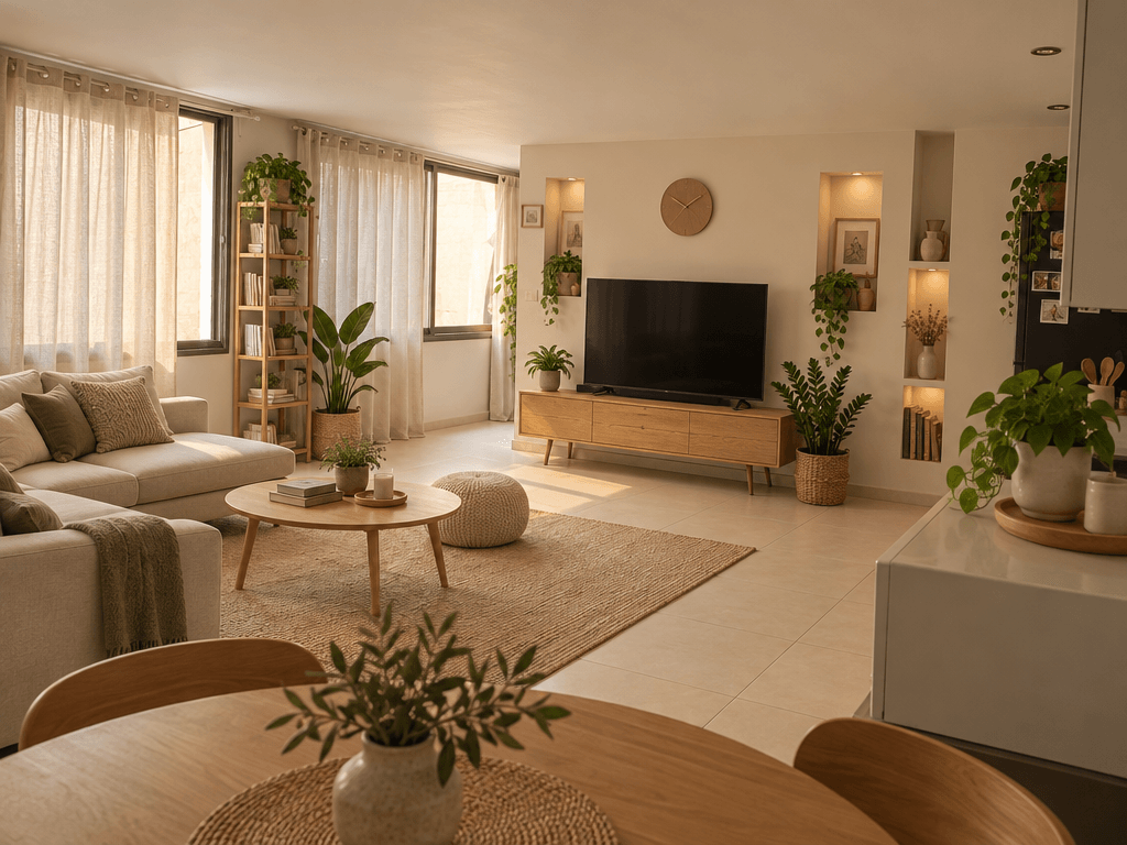 Interior design in Scandinavian style — Living Room by GenRoom AI