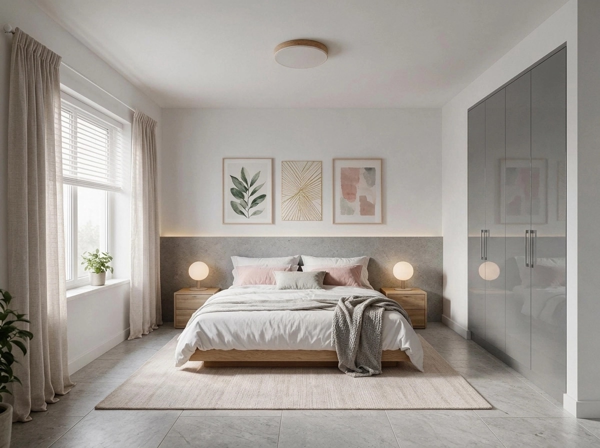 Interior design in Scandinavian style — Bedroom by GenRoom AI