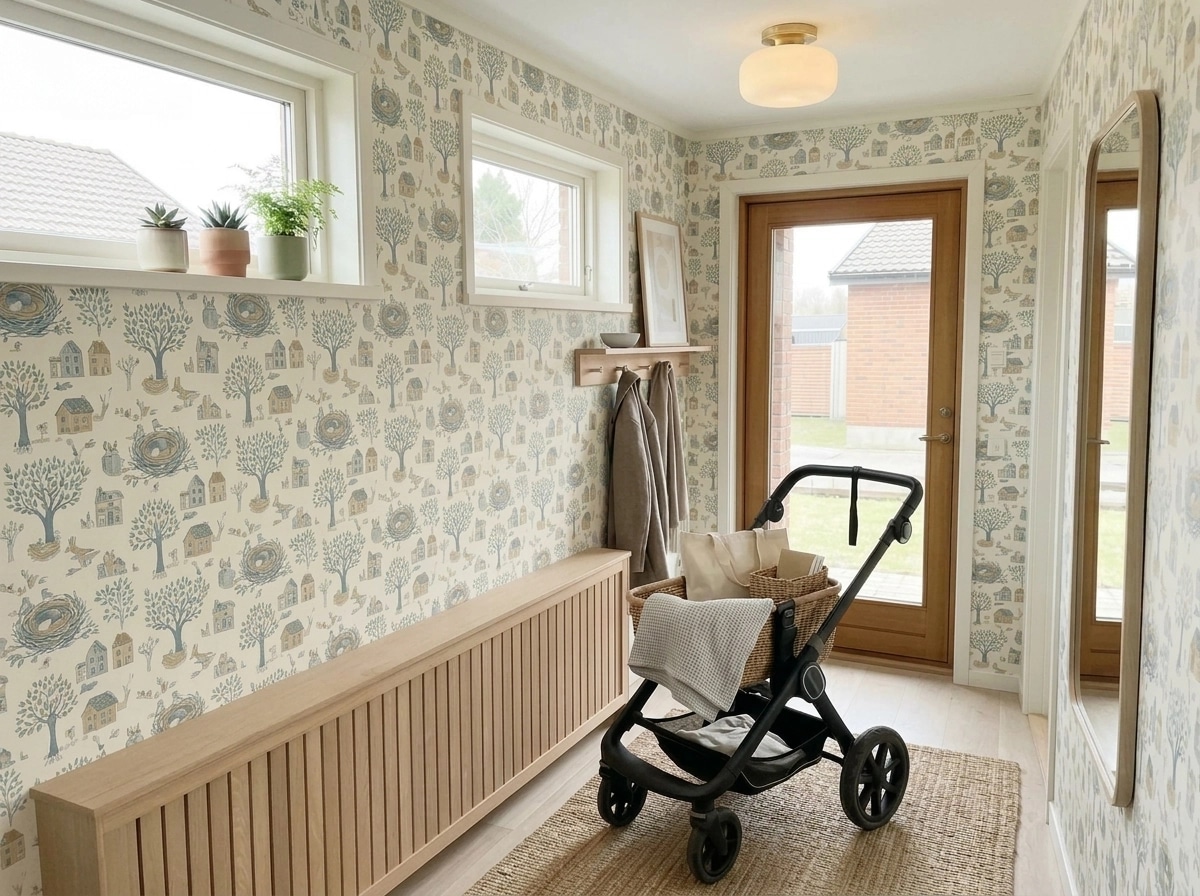 Interior design in Scandinavian style — Hallway by GenRoom AI