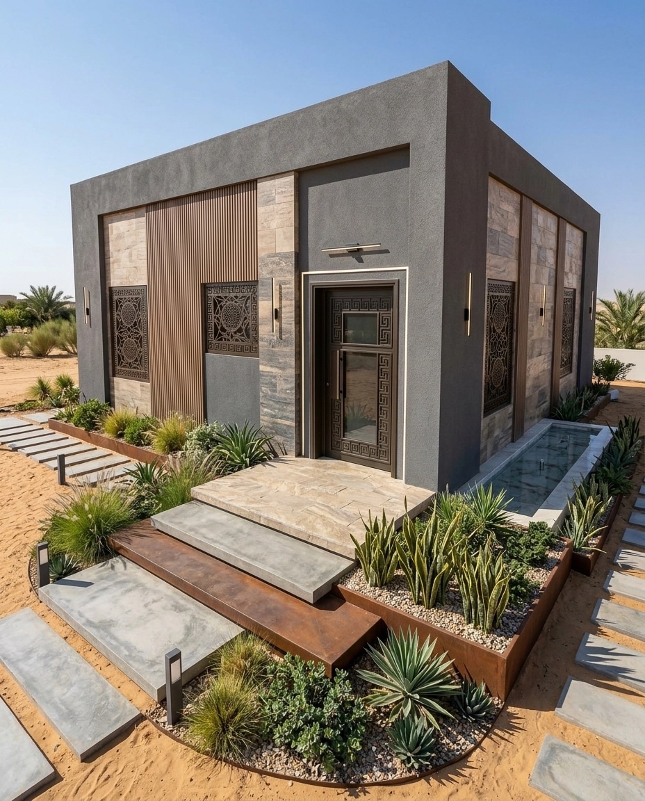 Contemporary Facade Facade design — facade photo by GenRoom AI