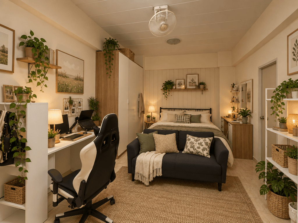 Interior design in Modern Farmhouse style — Bedroom by GenRoom AI