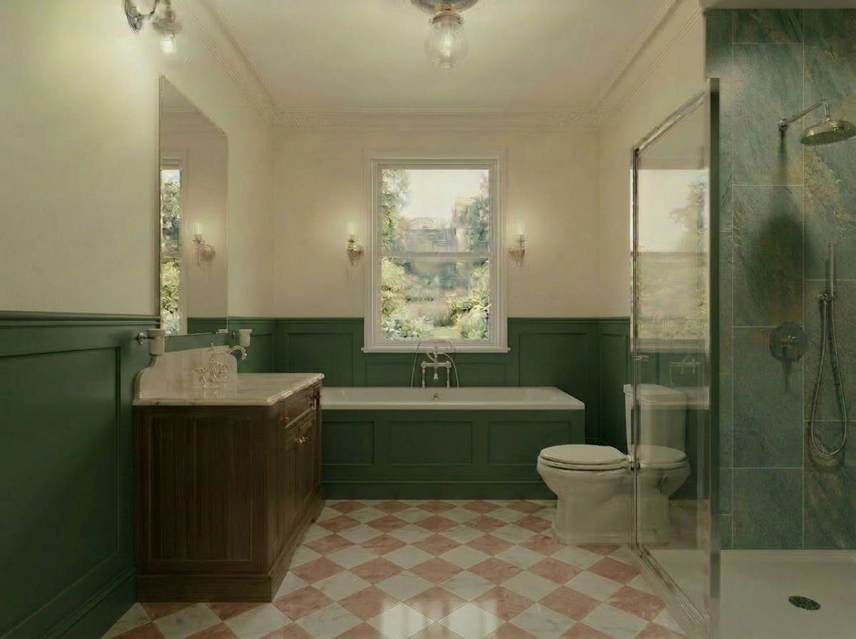 Interior design in Classic style — Bathroom by GenRoom AI