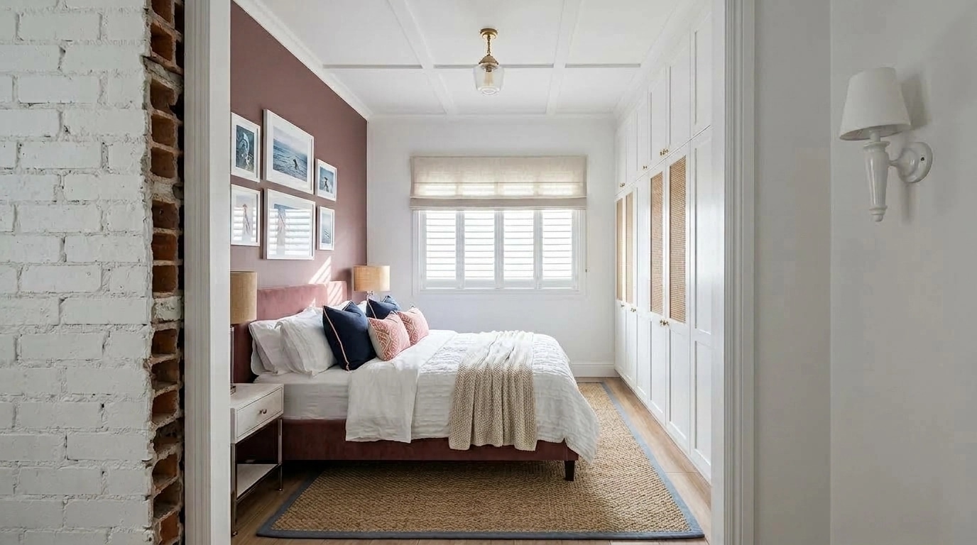 Interior design in Coastal / Hamptons style — Bedroom by GenRoom AI