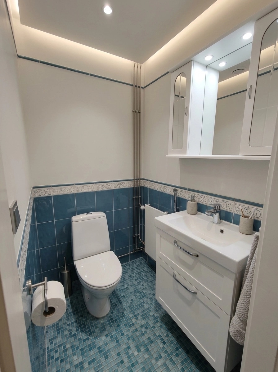 Minimalism Bathroom design — interior photo by GenRoom AI