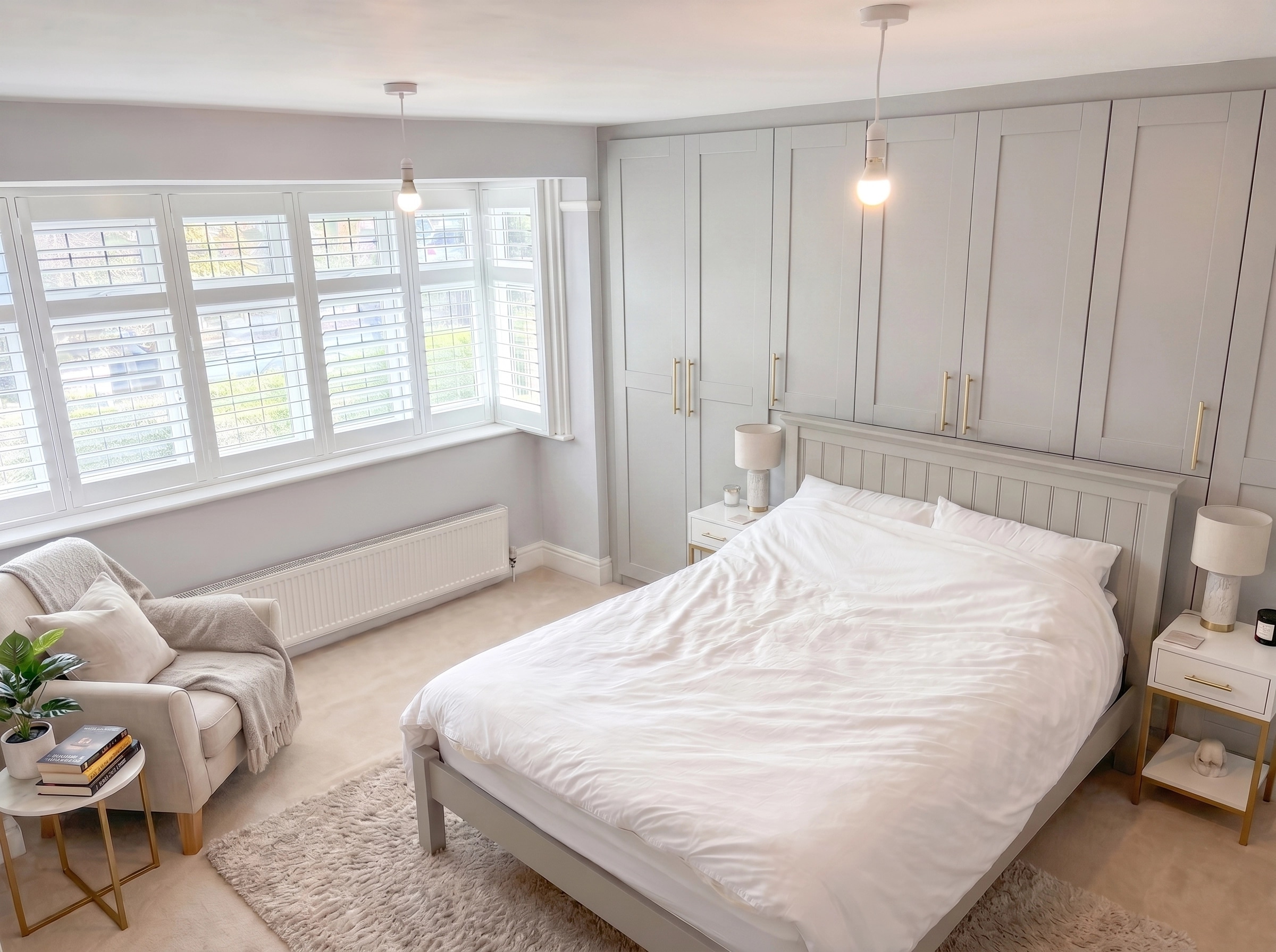Interior design in Transitional style — Bedroom by GenRoom AI