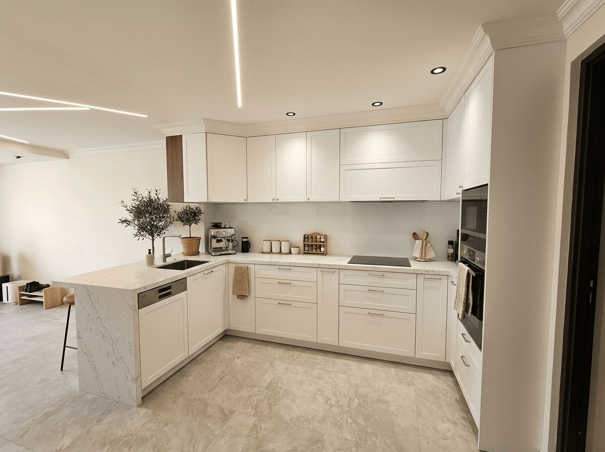 Kitchen interior in no_style style — photo by GenRoom AI