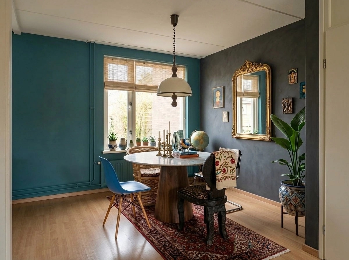 Interior design in Eclectic style — dining_room by GenRoom AI