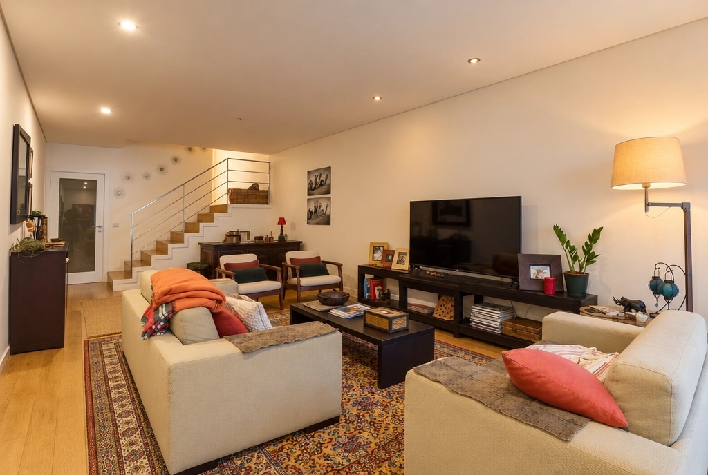 Interior design in Eclectic style — Living Room by GenRoom AI