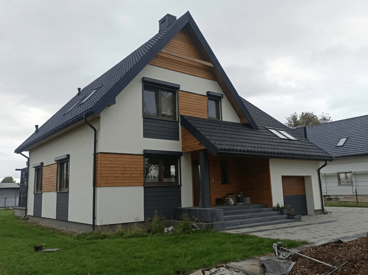 Scandinavian Facade Facade design — facade photo by GenRoom AI