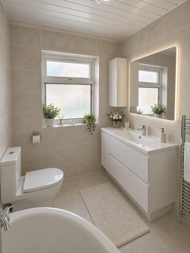 Bathroom interior in no_style style — photo by GenRoom AI