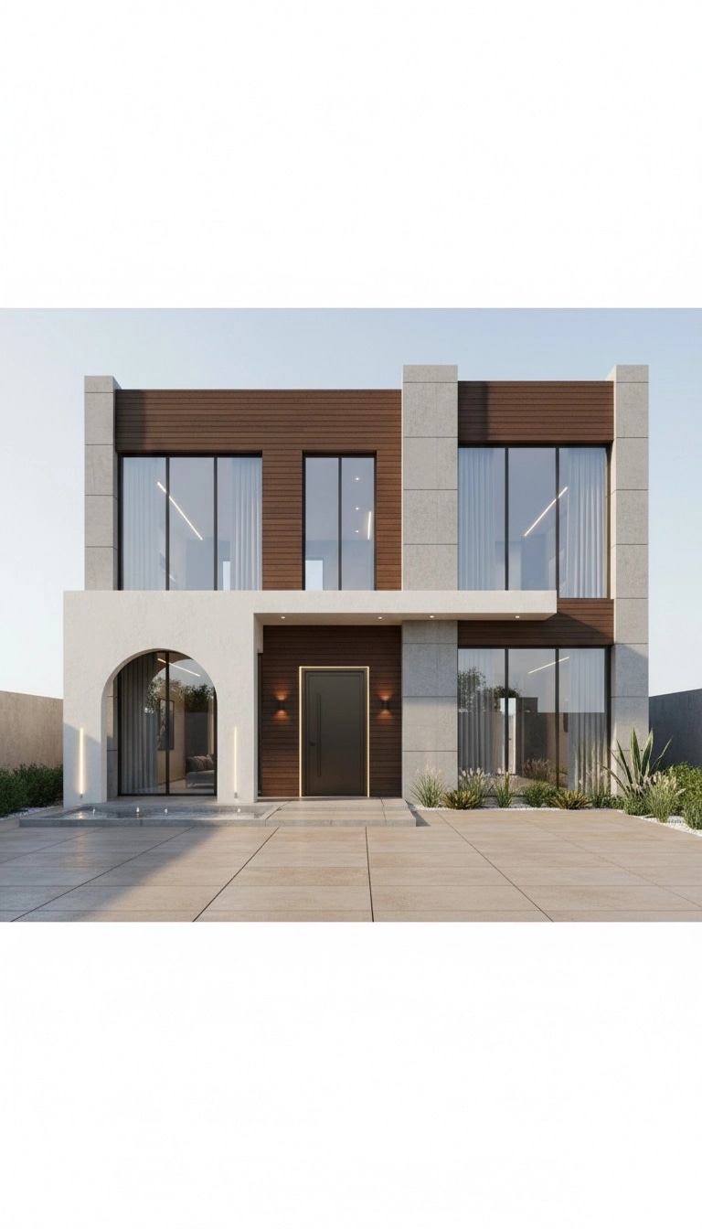 Facade design in Contemporary Facade style — Facade by GenRoom AI